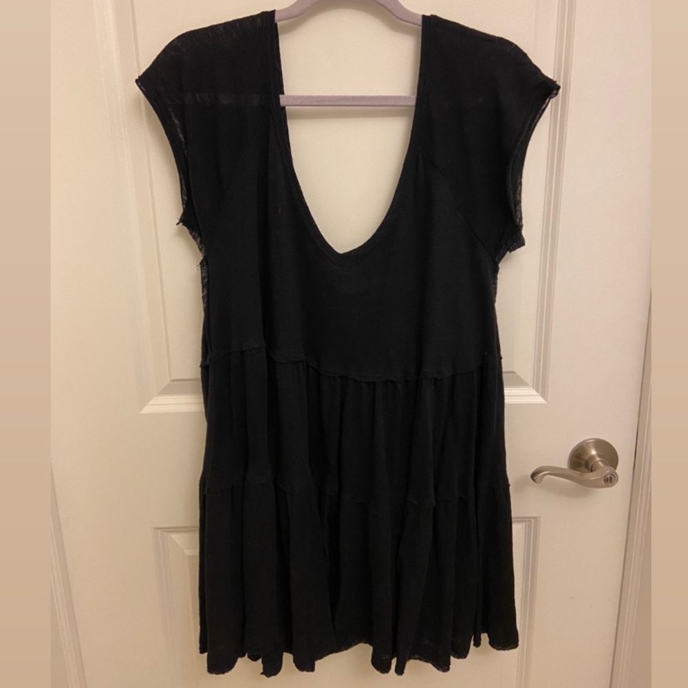 Black Free People Tunic
